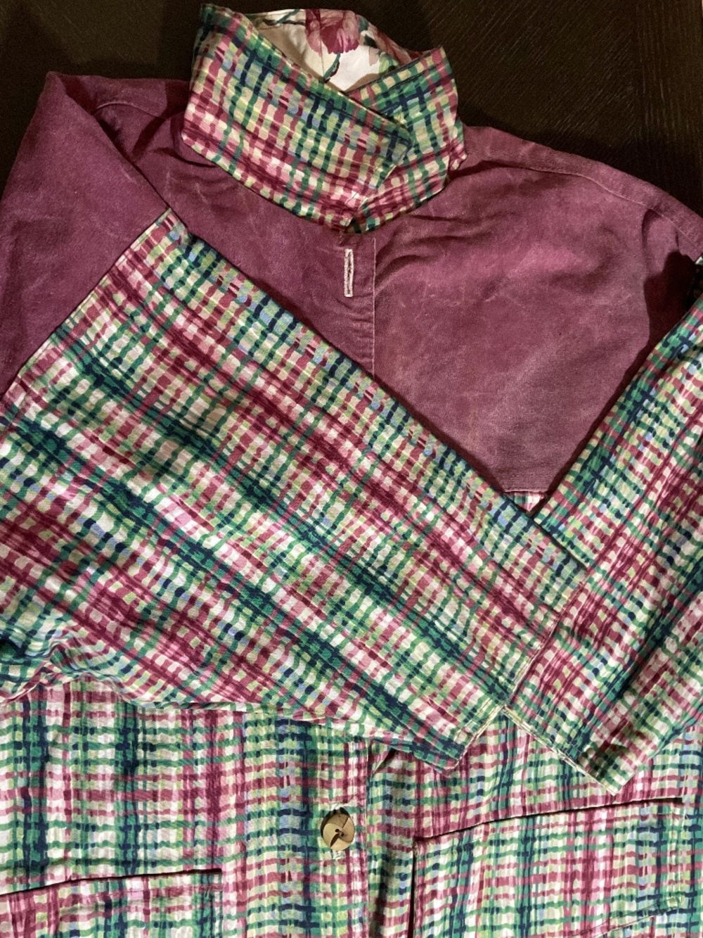VINTAGE  JACKET REVERSABLE  by BERRY ELLEN